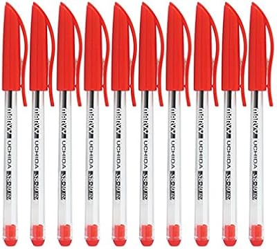 uchida sb10-2 marvy ball point 圆珠笔 1.0 毫米,10 件装,红色