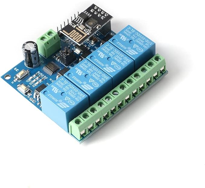 esp8266 5v wifi 继电器物联网 智能家居手机 app 遥控开关 4 路