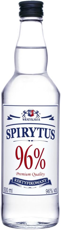 洋酒原瓶进口spirytus Vodka生命之水波兰伏特加 烈的酒96度500ml 亚马逊中国 食品