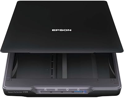 epson 爱普生 perfection v39 彩色照片和文件扫描仪,带云扫描和 4800