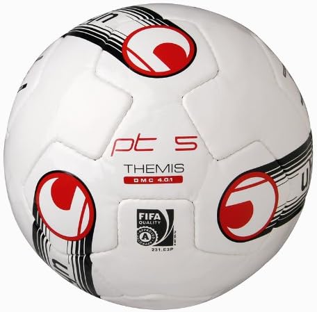 uhlsport 足球 pt 5 themis d.m.c. 4.0.1,白色/黑色/红色,5