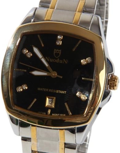 诺顿 全钢防水 石英表 时尚休闲 情侣表1918 男士间金黑面