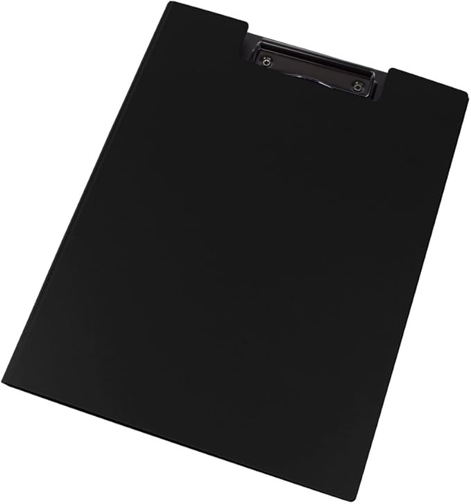pryse 4630021 – 文件夹,桌板带夹子,a5,黑色