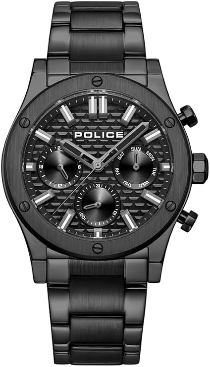 police 手表 polysh pewjk0006206 男士 灰色, 黑色 : 亚马逊中国