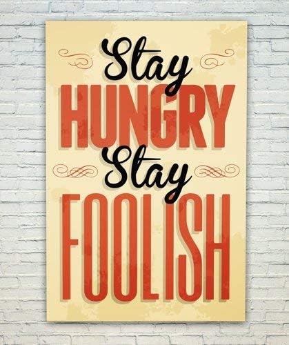 zolto海报stayhungrystayfoolishstevejobs励志引言海报适用于房间300