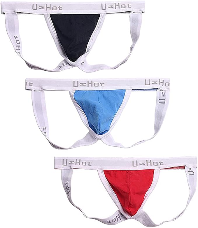 comlife 男式棉 u 凸袋双丁字裤内裤