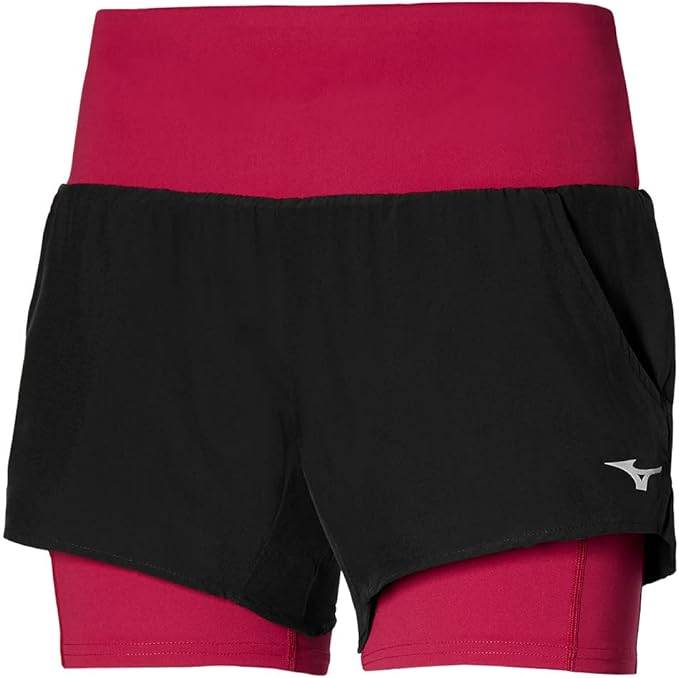 mizuno 美津浓 女式 2 合 1 4.5 短裤