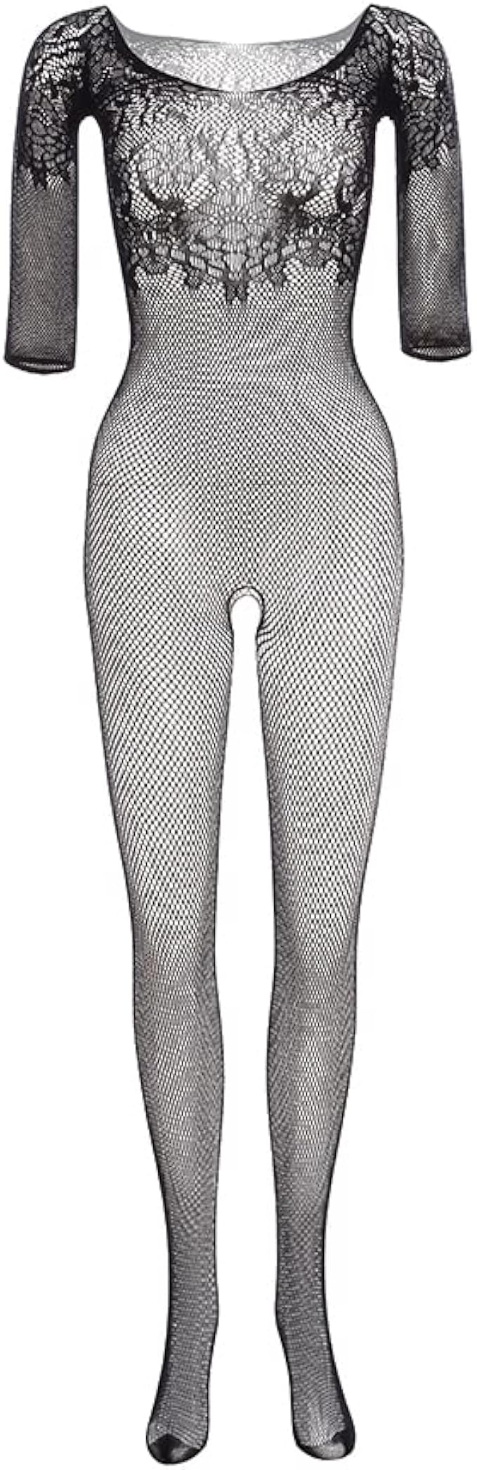 一件女式渔网连体衣泰迪内衣舒适娃娃装内衣女式渔网连体衣