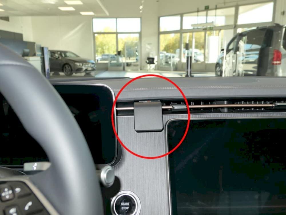 Brodit  ProClip 车载支架 855814  瑞典制造  中间安装  适用于左转向车辆  适用于所有 Brodit 设备支架