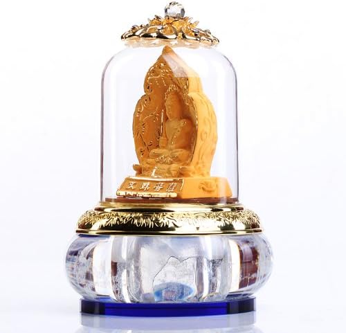 弘佑开光属蛇本命佛普贤菩萨香水车座摆件绒沙金护身佛守护神 九华山开光 亚马逊中国 汽车用品