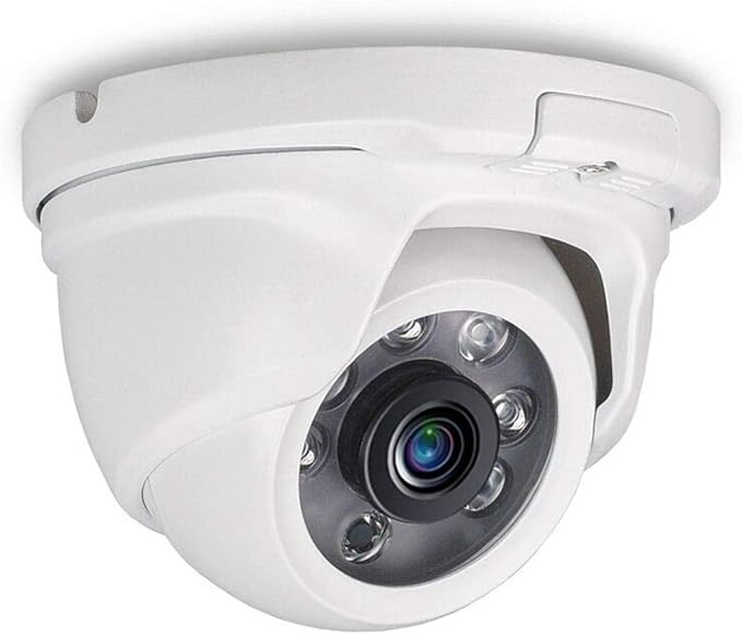 100 英尺长夜视,6 个红外线 led 带红外线切割,金属外壳监控摄像头