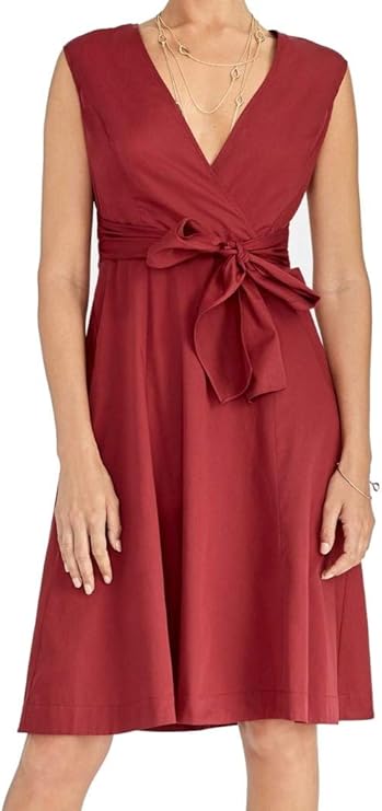 rachel rachel roy 女式交叉后背连衣裙