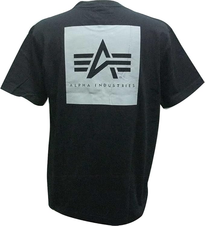 alpha industries t恤 背部印花 a标志方形徽标t恤 男士 tc1470-9