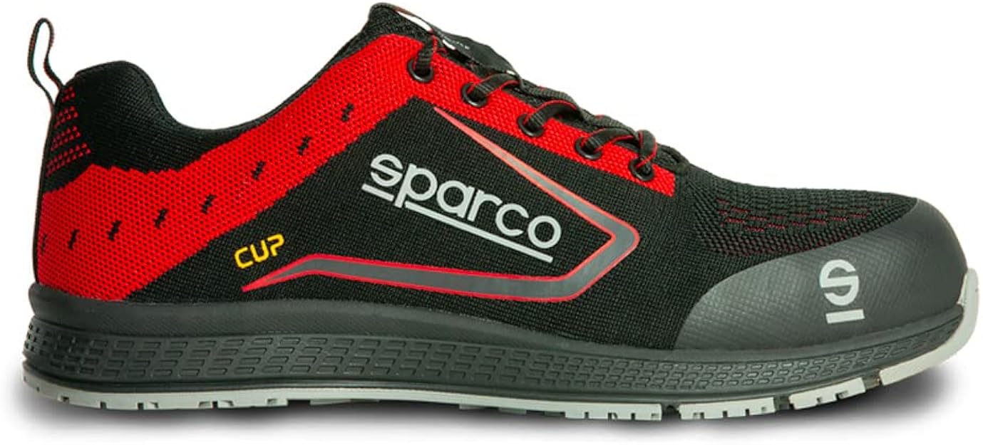 sparco cup s1p中性轻质*鞋杯 s1p albert 黑色/红色 尺码 38