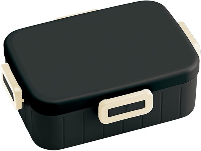 skater 斯凯达 4点锁定 午餐盒 大容量900毫升 复古法式 黑色 日本