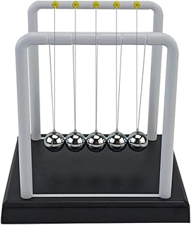 aixicwxi 彩色牛顿摇篮平衡球经典牛顿球物理科学饰品智能玩具桌面