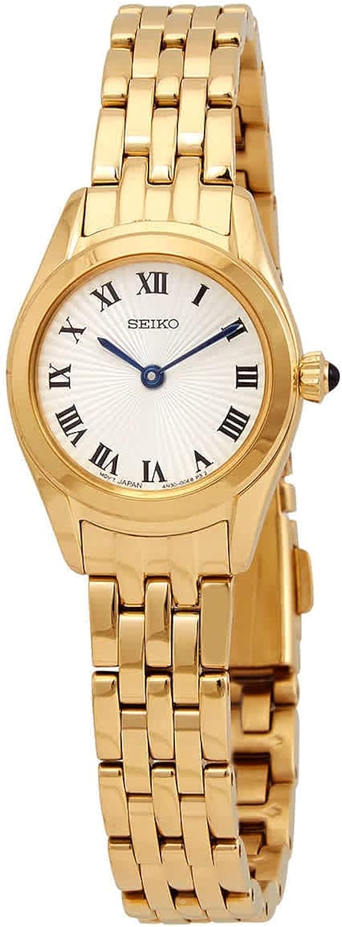 seiko 精工 女士指针式日本石英手表 不锈钢表带 swr040p1