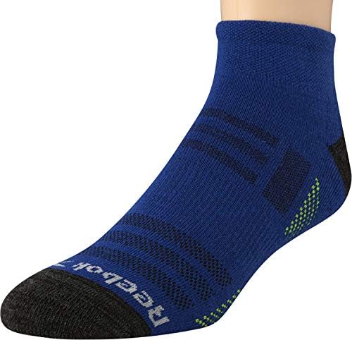 reebok 锐步 男士缓震舒适透气四分之一剪裁基本款袜子(12 双装) (鞋