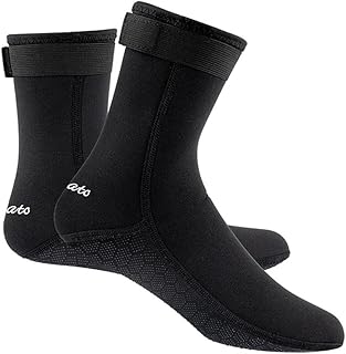 erato 潜水袜 3 毫米保暖氯丁橡胶袜,防水氯丁橡胶袜 男士
