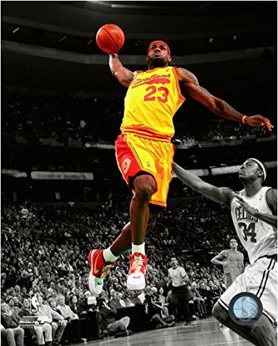 nba 勒布朗·詹姆斯克利夫兰骑士聚光灯动作照片 8" x 10&amp