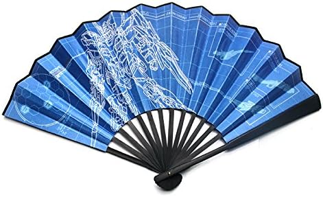 机动战士高达独角兽工程蓝图印象扇子绢布折扇 玩具 亚马逊中国