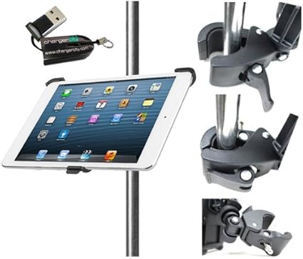 Chargercity Apple Ipad Pro 9 7 Ipad Air 支架w 旋转调整1 4 Connection 和双接头多种颜色可调节杆 Pole 夹支架适用于三脚架monopod 音乐麦克风支架高尔夫球车婴儿推车 电脑 It 办公 亚马逊中国