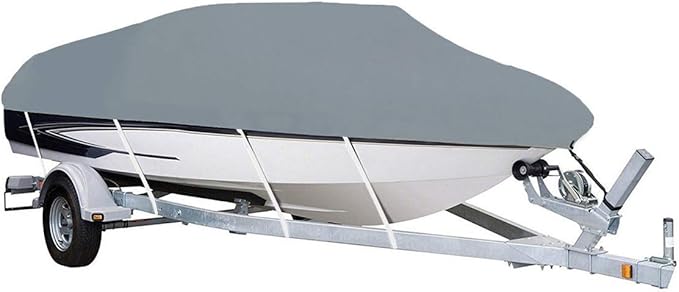 parts-diyer 210d 牛津布重型防水船罩,适用于 v-hull,专业风格,钓鱼