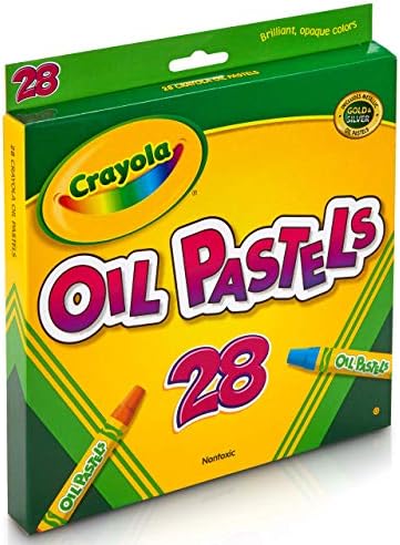 Crayola 28ct Colored Oil Pastel Sticks 亚马逊中国 个护健康