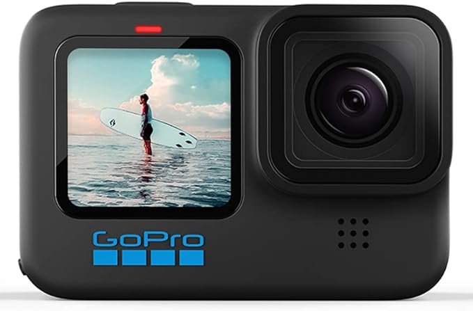 gopro hero10 黑色 – 防水运动相机,带前lcd和触控背面,5.