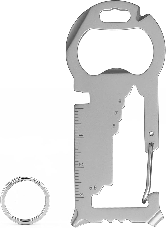 toyo hofu 实用口袋工具 小型 edc 多用工具 12 合 1 钥匙扣 多功能