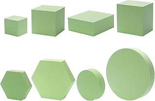 tgus 8件照片道具立方体,几何立方体,照片道具套装,摄影背景,工艺品