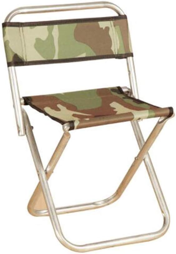 sontakukou 便携式折叠椅带靠背椅钓鱼凳迷彩露营钓鱼户外