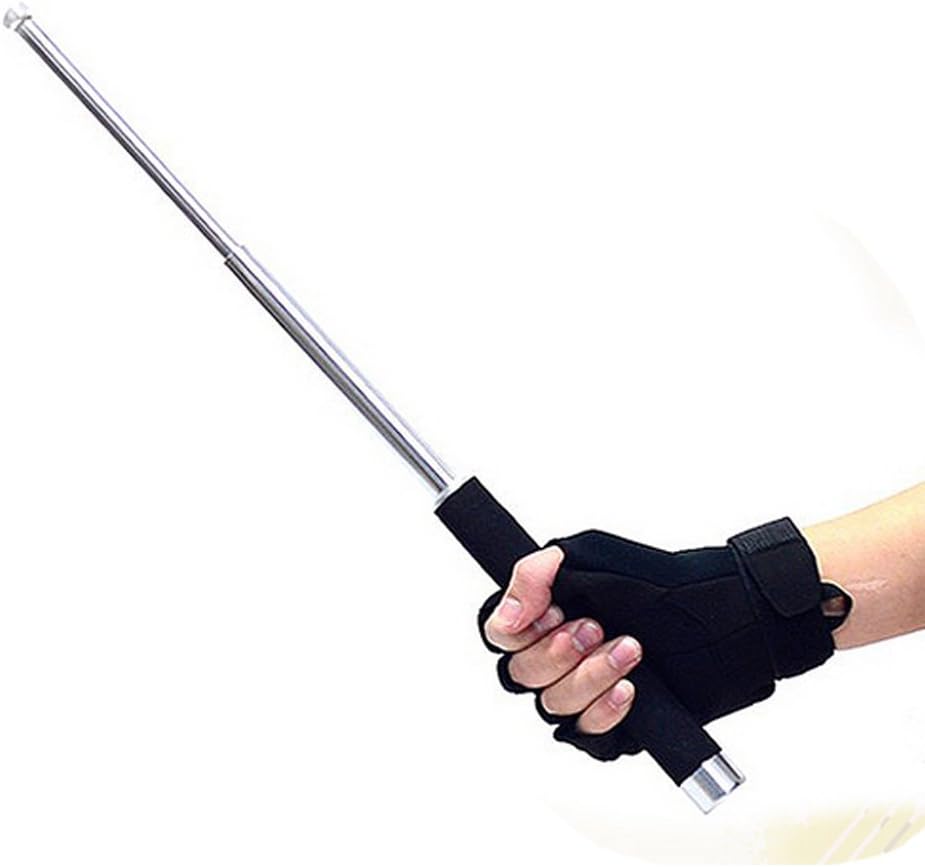 欧力佳可调节式伸缩棍三节棍登山杖出行装备用品js1 21英寸 银色 亚马逊中国 运动户外休闲