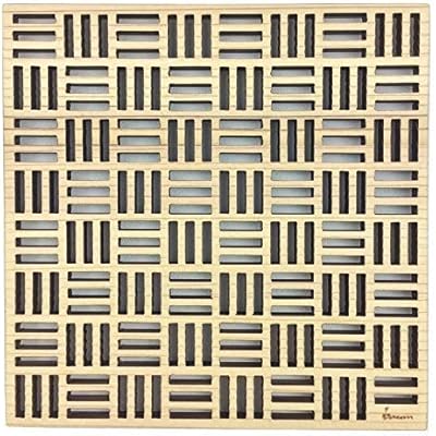 bandai 万代同公司 木纹 杯垫 【a市松】 木制 国产 杉 日式图案 95