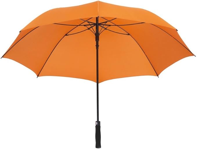 ebuygb xl 自动开口手柄高尔夫 51 英寸杆伞 橙色 橙色