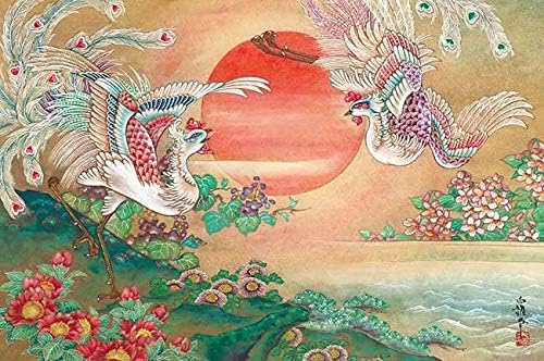 appleone 1000 片 拼图 凤鸣朝阳 50×75 厘米