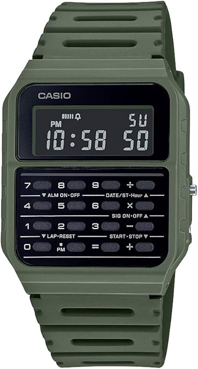 casio 卡西欧男式复古 ca53w-1 计算器手表