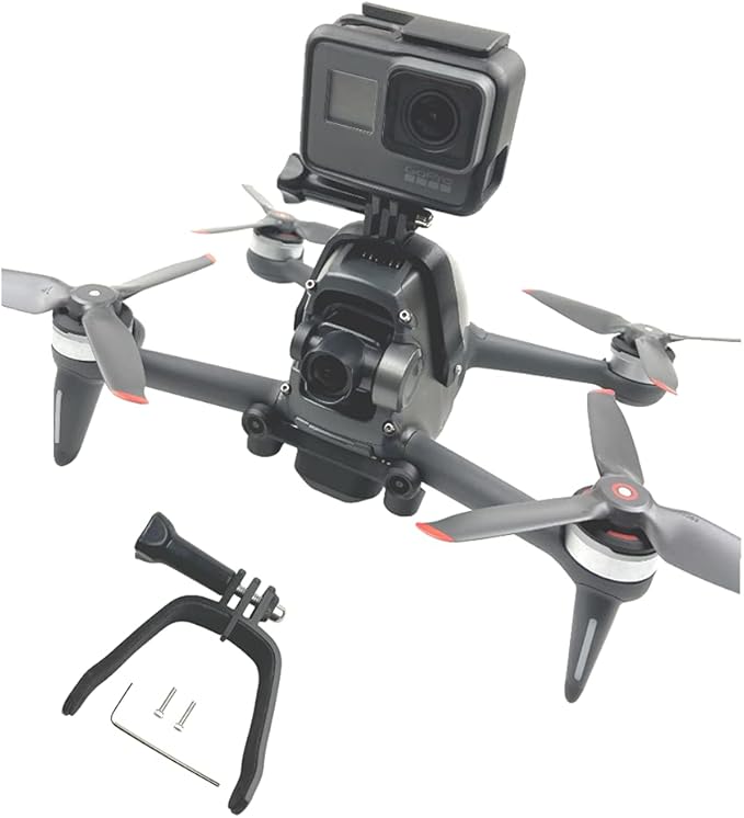 适用于gopro Hero 运动动作相机适配器安装夹具支架固定扩展套件适用于dji Fpv 无人机配件 亚马逊中国 玩具
