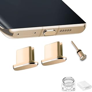 viwieu usb 防尘塞 type c 端口盖保护盖,兼容三星 galaxy s22 s21