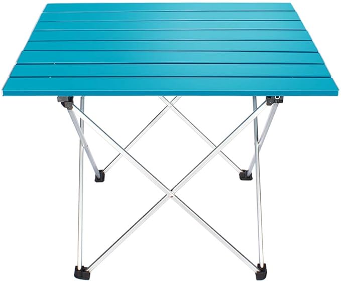 outry 铝制折叠野营桌,便携式可折叠轻质桌,适用于野餐,露营,海滩
