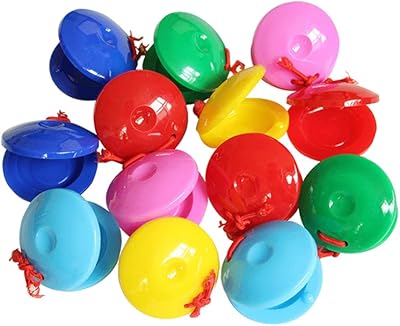 toddmomy 12 件打击乐器 西班牙 castanet 派对礼品手手指 castanets