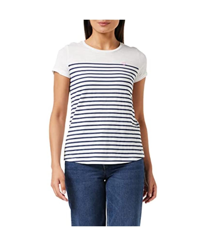 TOM TAILOR Denim striped printed T-shirt for women