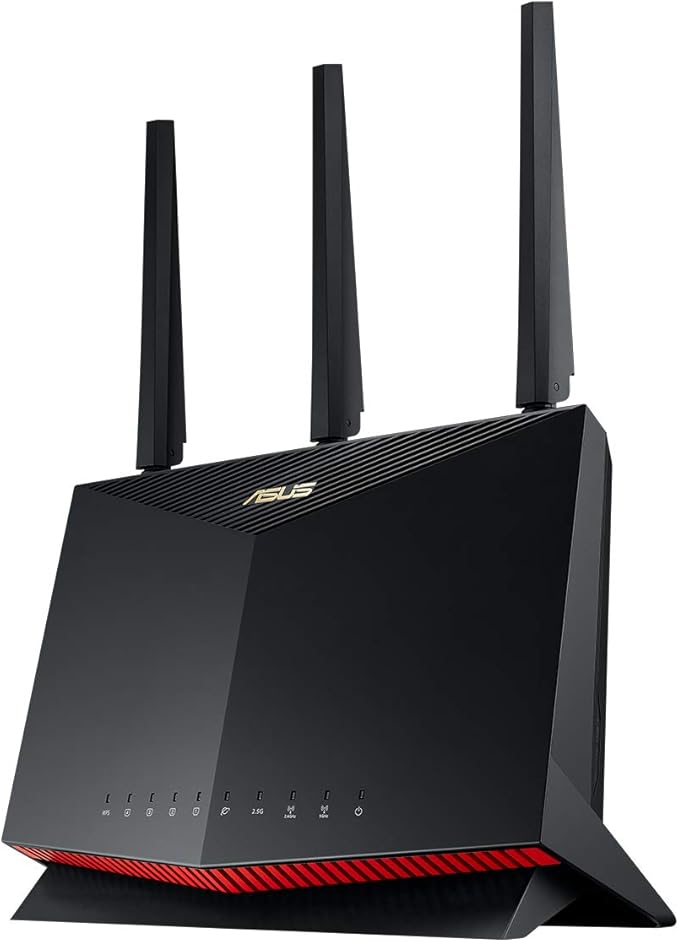 asus rt-ax86u 游戏路由器 (ai mesh wlan 系统 wifi 6 ax5700 游戏