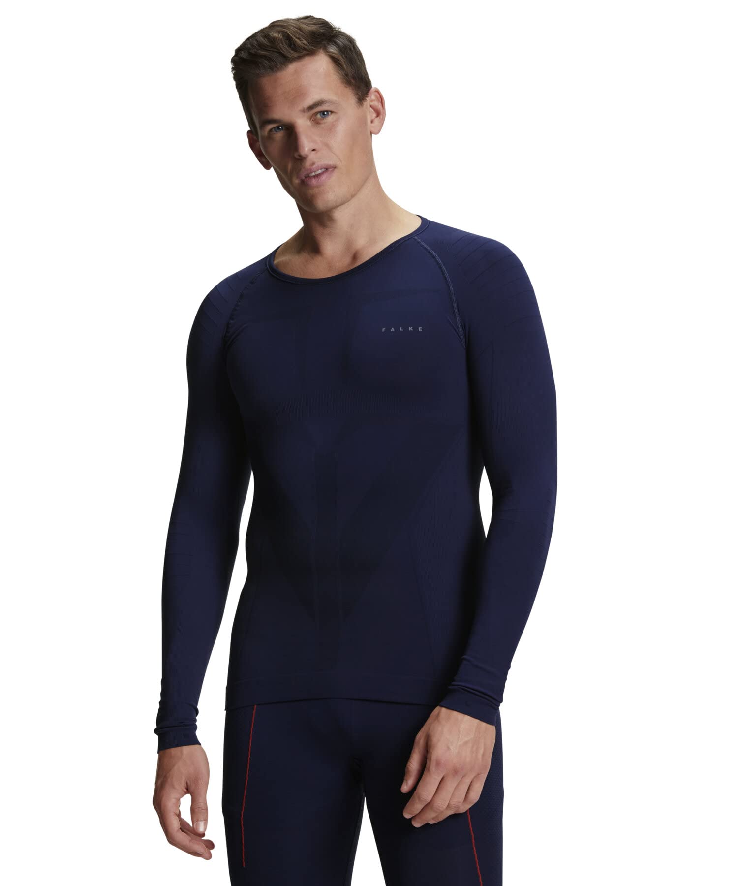 Falke Men's Thermal Functional Shirt, Long sleeve Shirt, Functional yarn, Multiple colors, Sports Breathable underwear, warm, quick drying, suitable for mild to cold temperatures, 1 piece