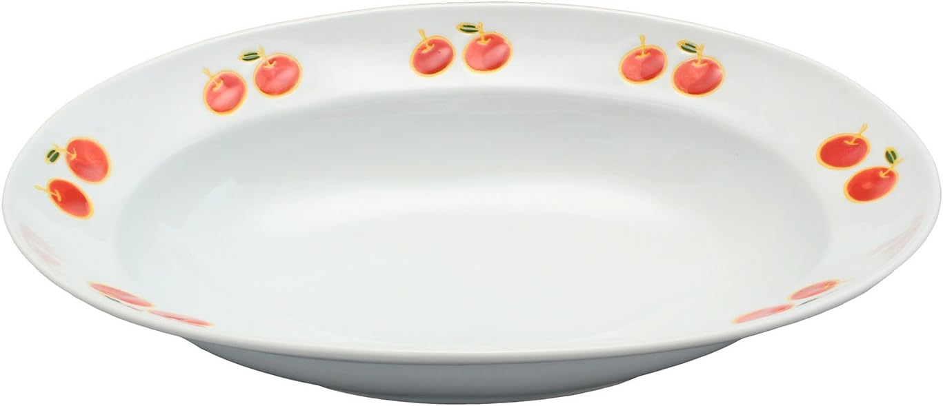 波佐见烧勋山窑苹果椭圆碗 中 14 012 光和陶器 价格报价图片