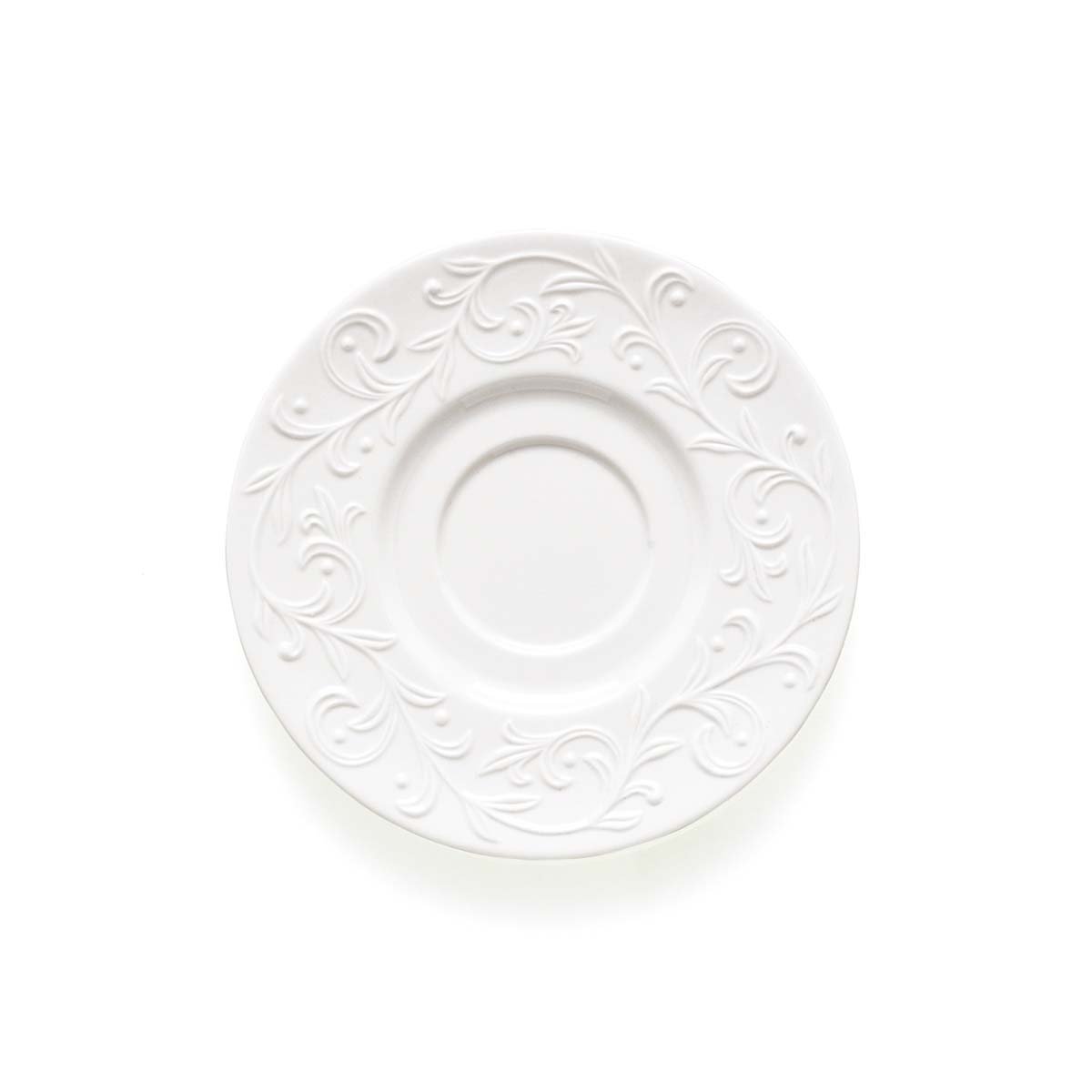 Lenox Opal Innocence carved saucer,0.45 LBS