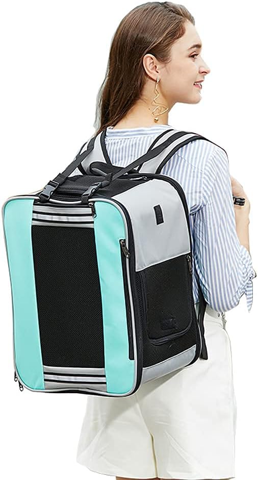 猫背带,软面宠物旅行背带,适用于小型犬/猫,航空公司认可的狗背背包