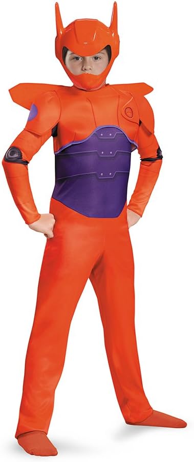 disney red baymax big hero 6 经典男孩服装