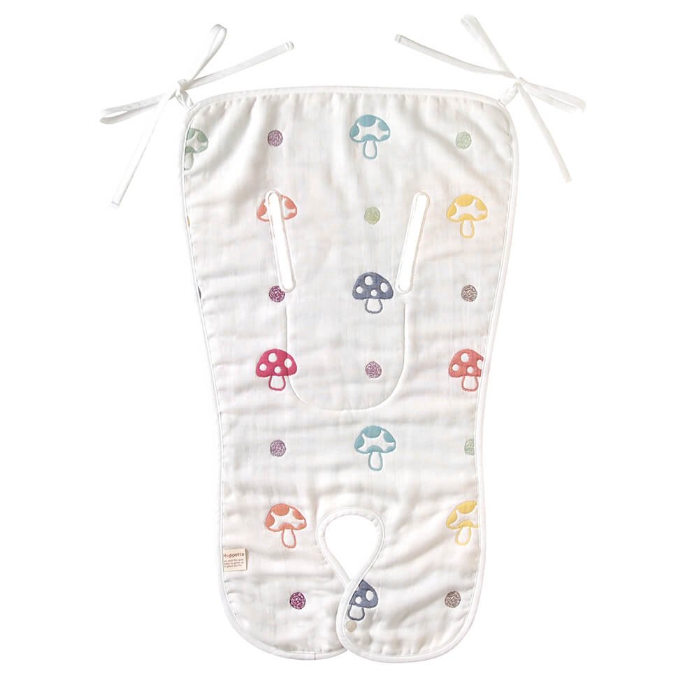 hoppetta Champagne fluffy gauze (6 layers of gauze) stroller seat 18211005
