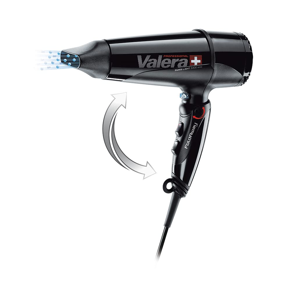 VALERA Professional Ion Hair Dryer Swiss Light Fold-Away 5400, foldable, lightweight, 2000 watts